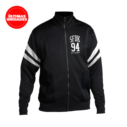 chaqueta negra deportiva "SFDK 94"