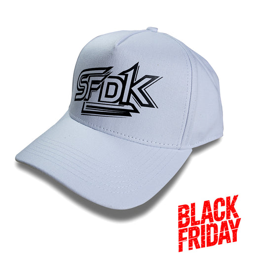 Gorra visera curva blanca "FUTURE"