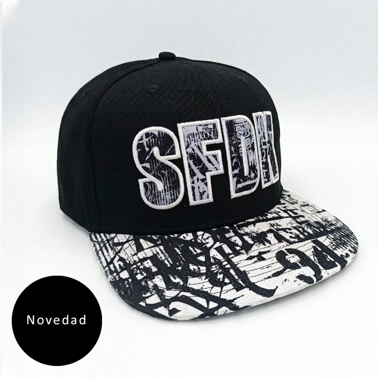 Gorra bordada visera plana  "SCRIPT"