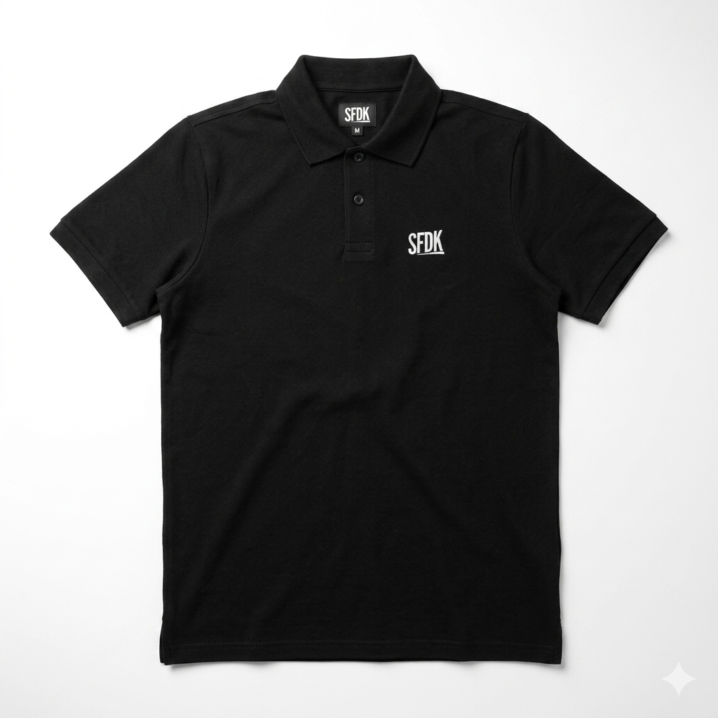Polo negro "SFDK"