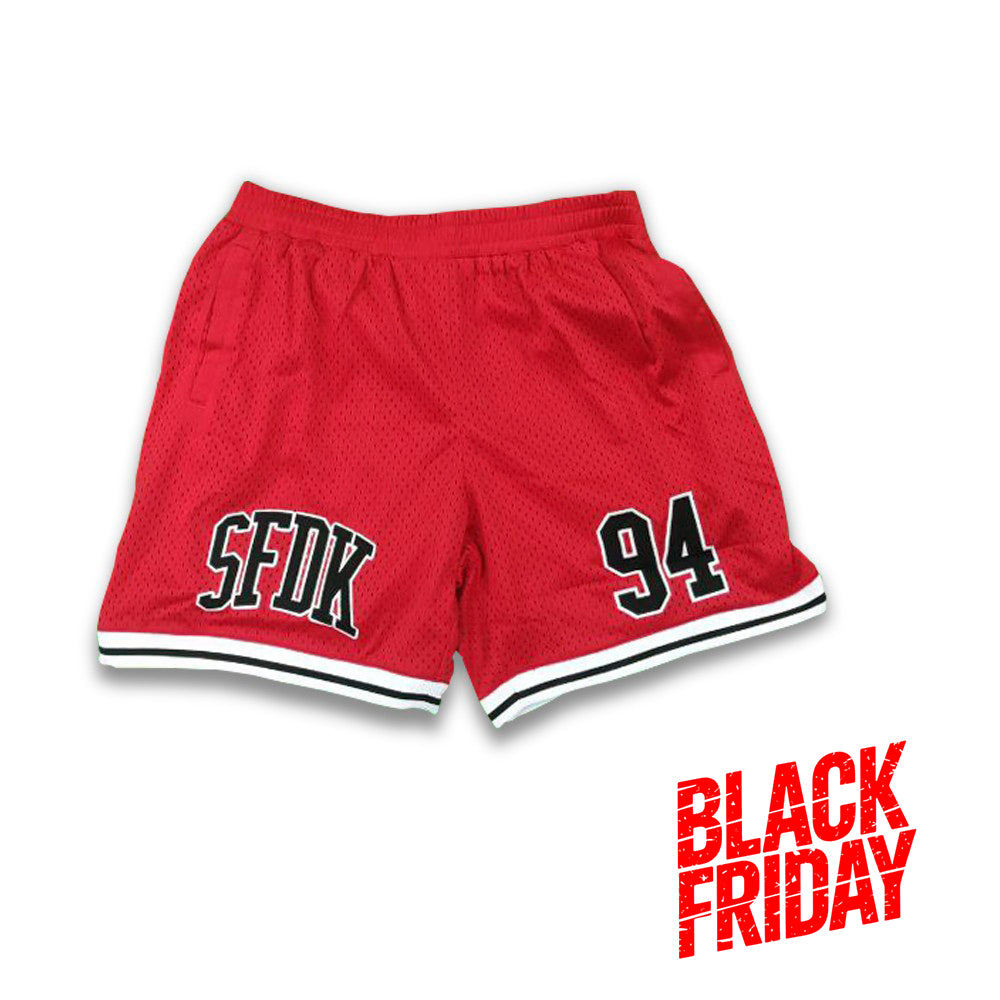 pantalón corto "PLAYER" rojo