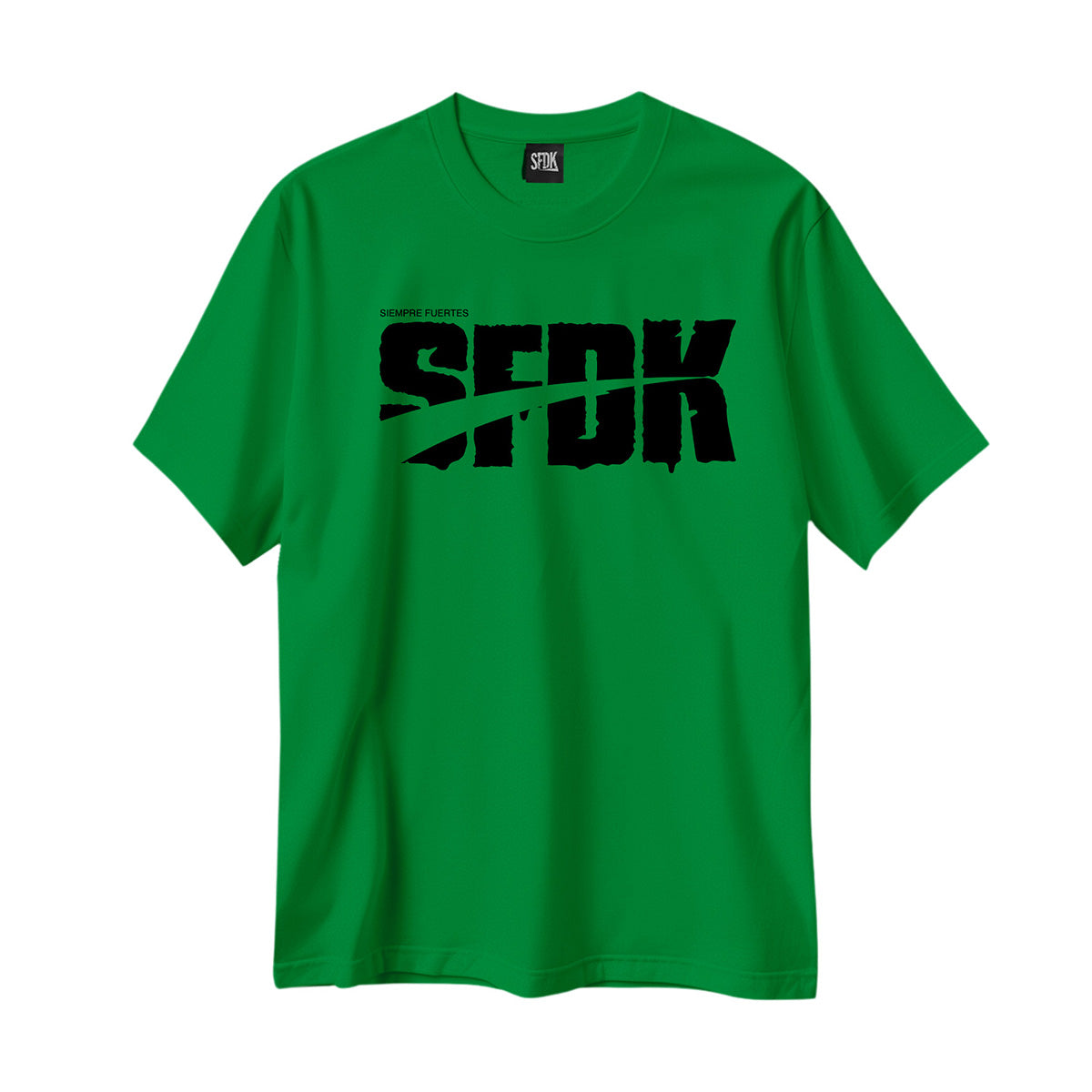 Camiseta verde letras negras "SLIMY"