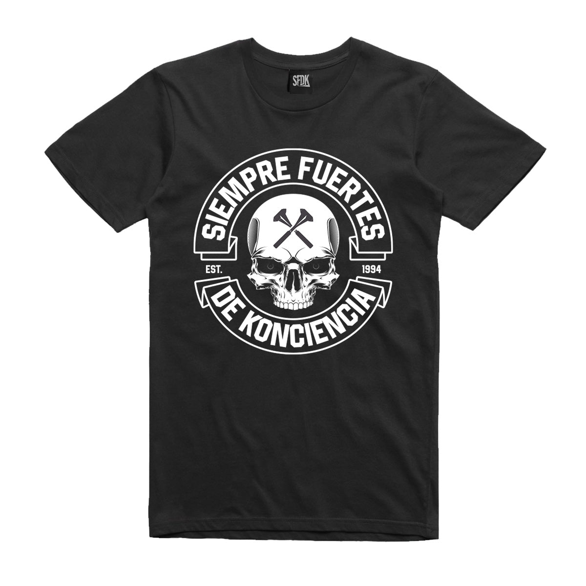 Camiseta negra "SKULL"