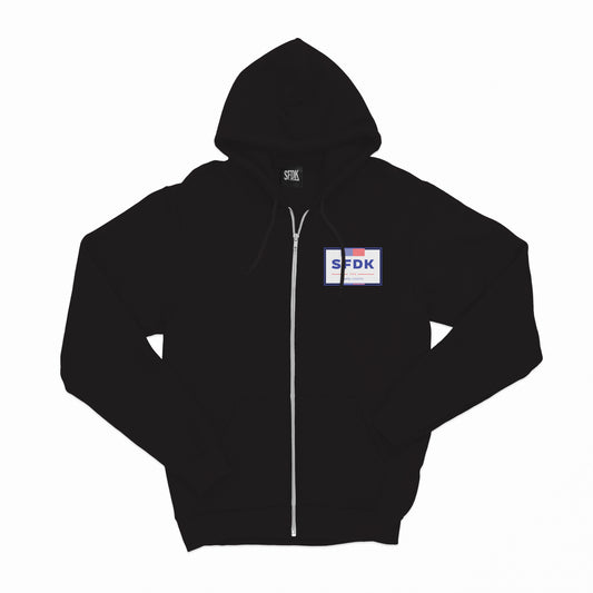 Sudadera con capucha y cremallera "NAUTICAL"