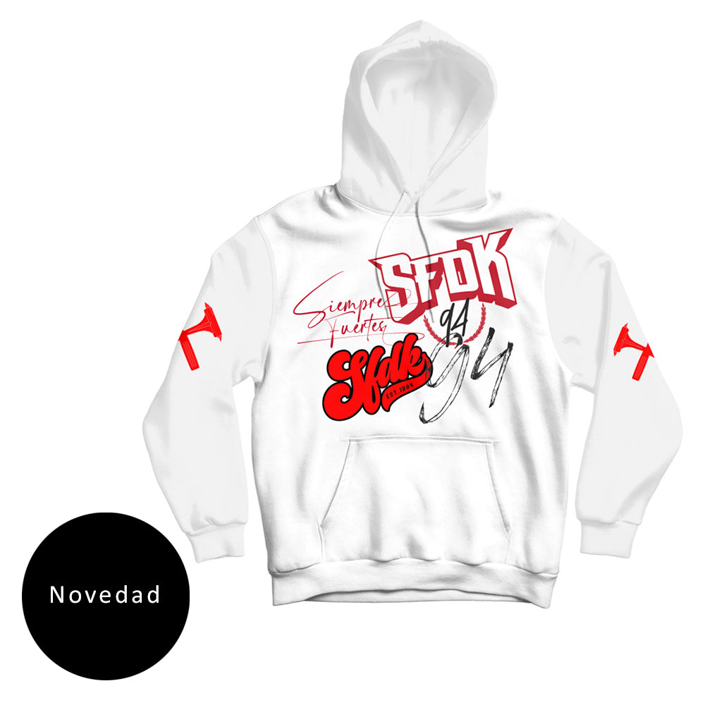 Sudadera blanca "MIX"