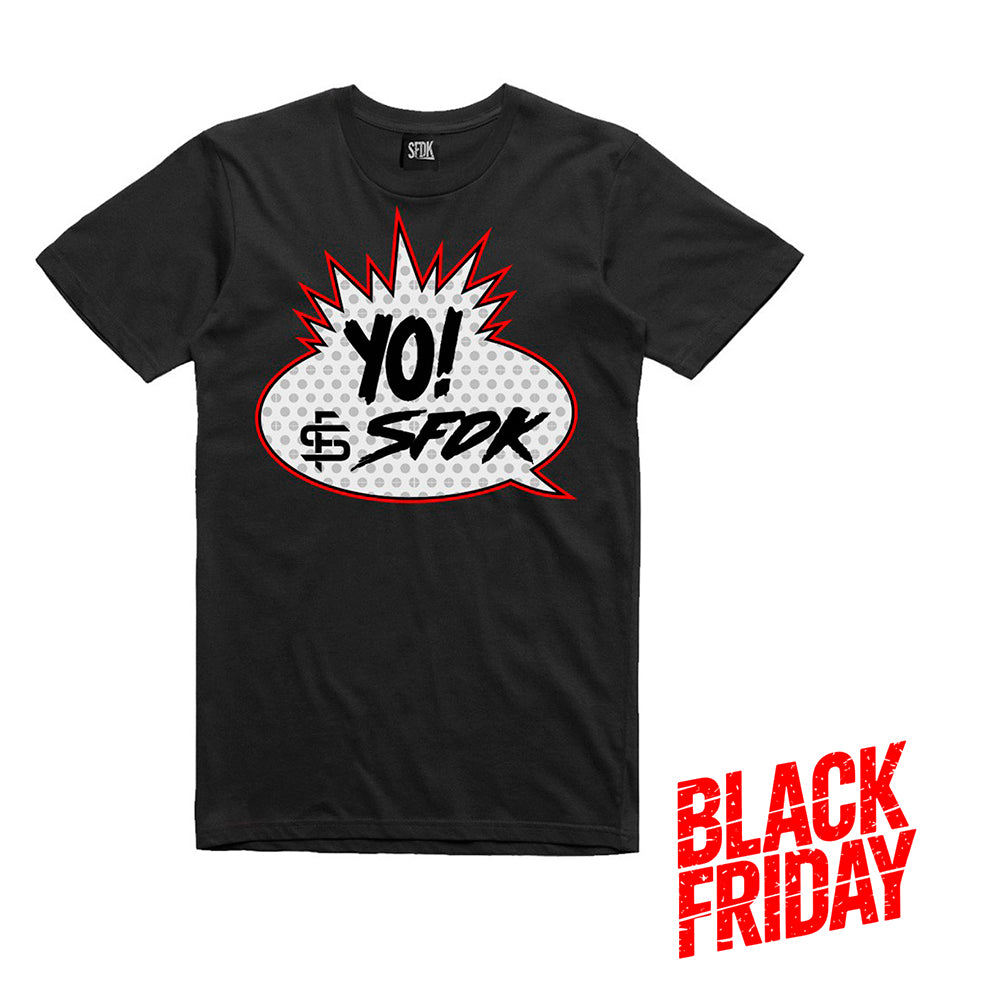 Camiseta negra "YO!"